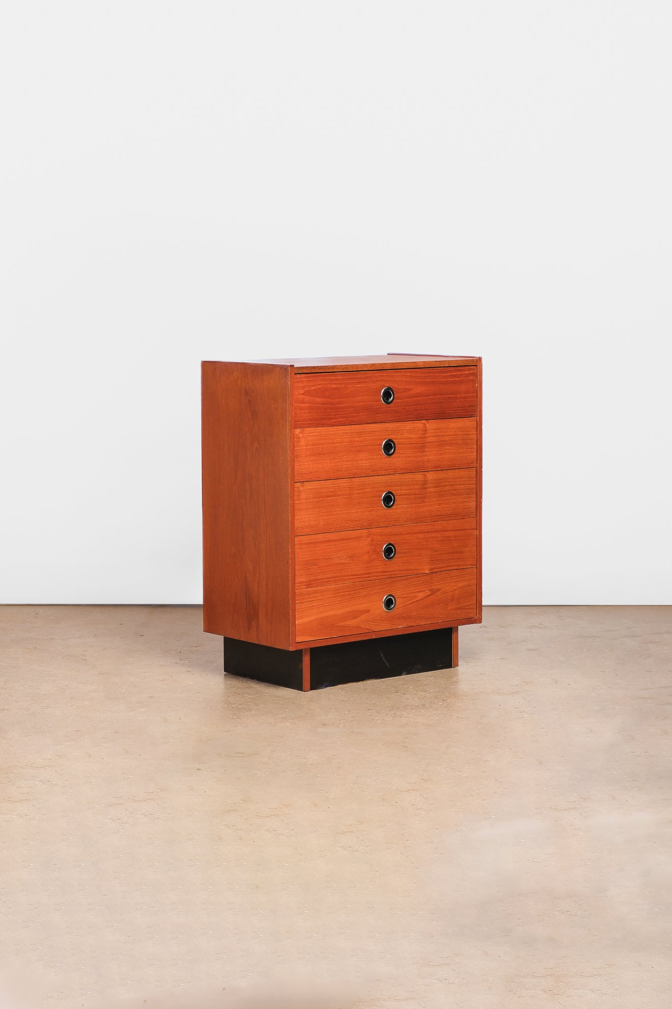 MCM Teak Tallboy Dresser By Rs Associates