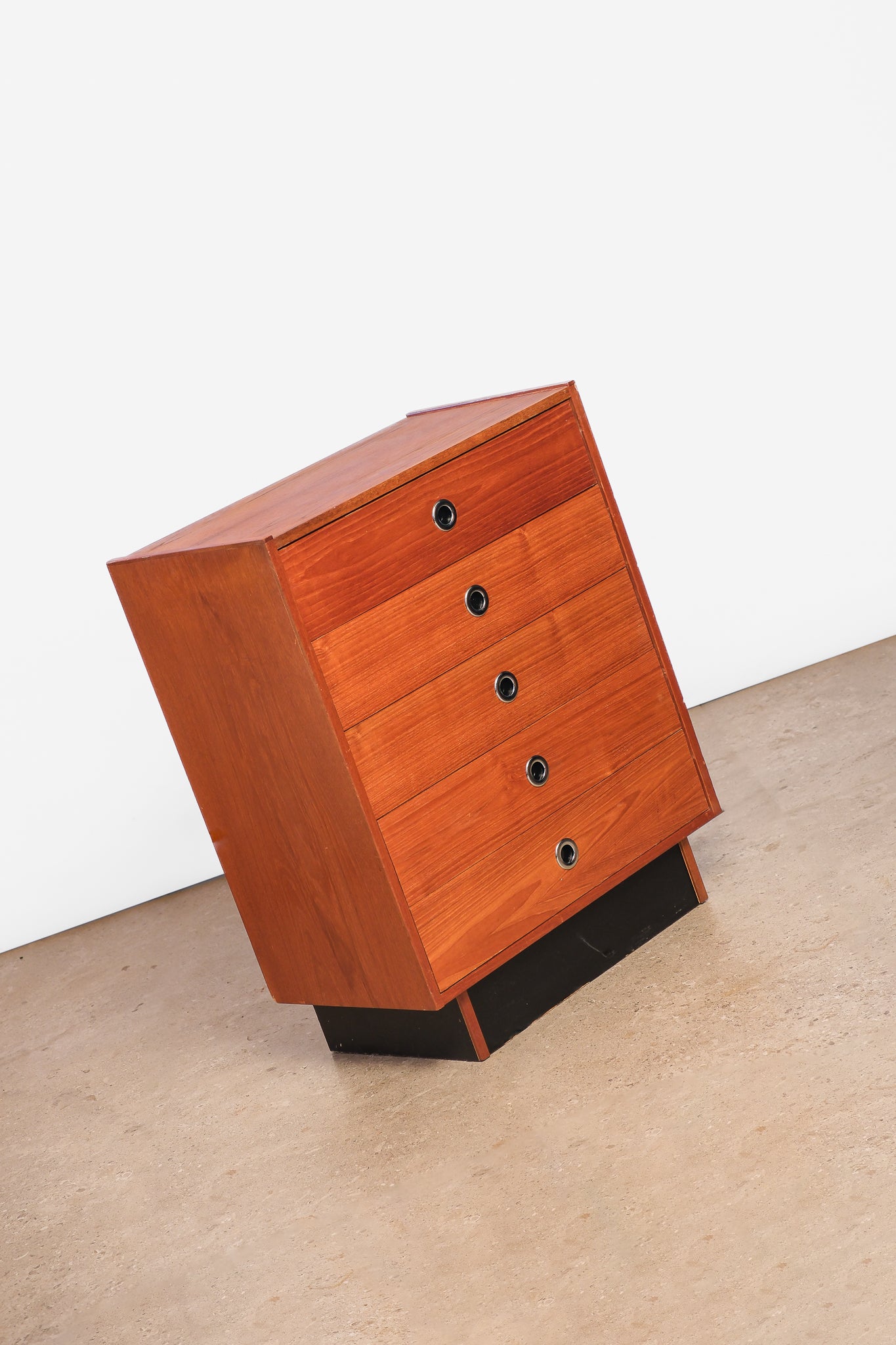 MCM Teak Tallboy Dresser By Rs Associates