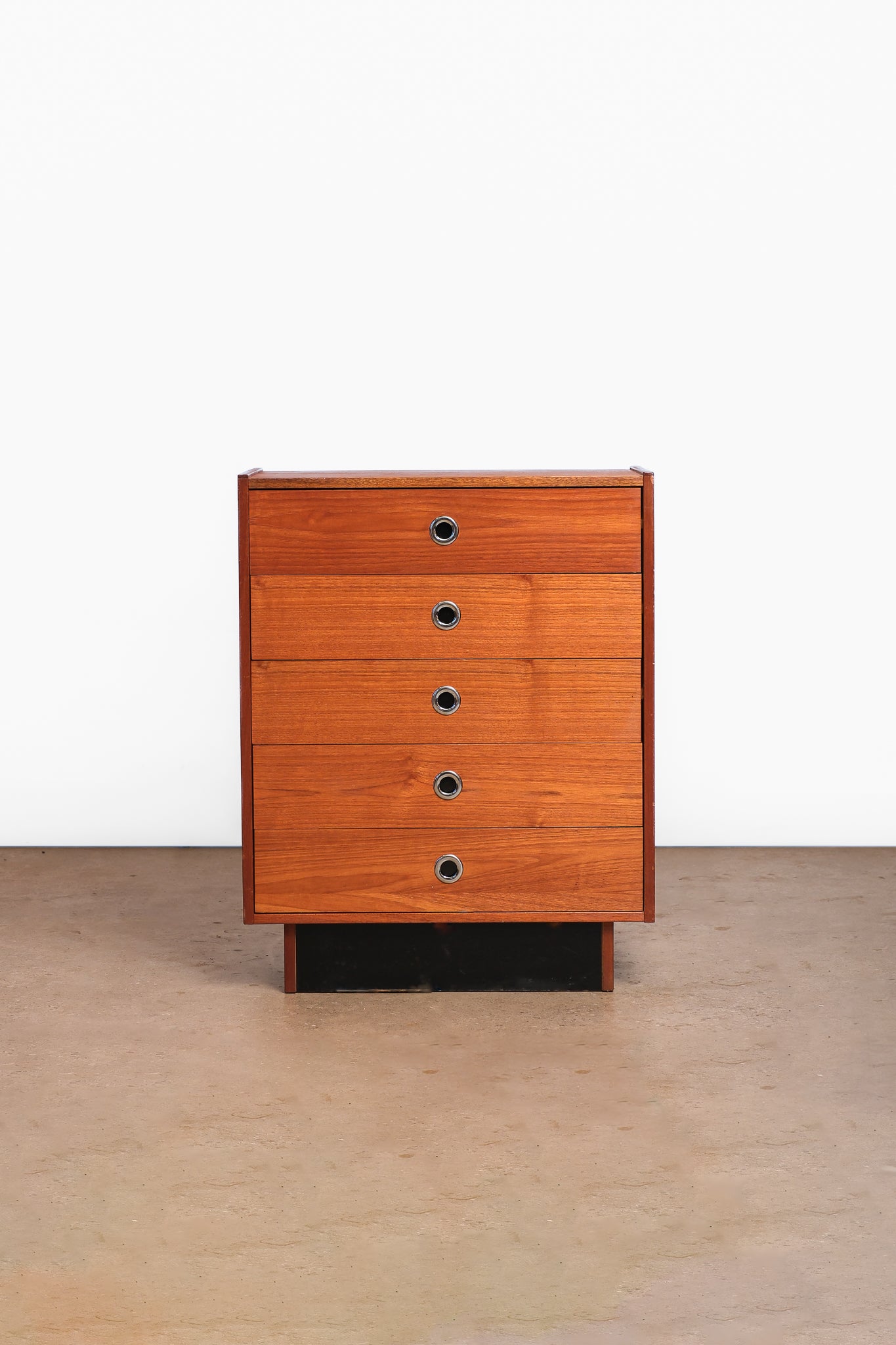 MCM Teak Tallboy Dresser By Rs Associates