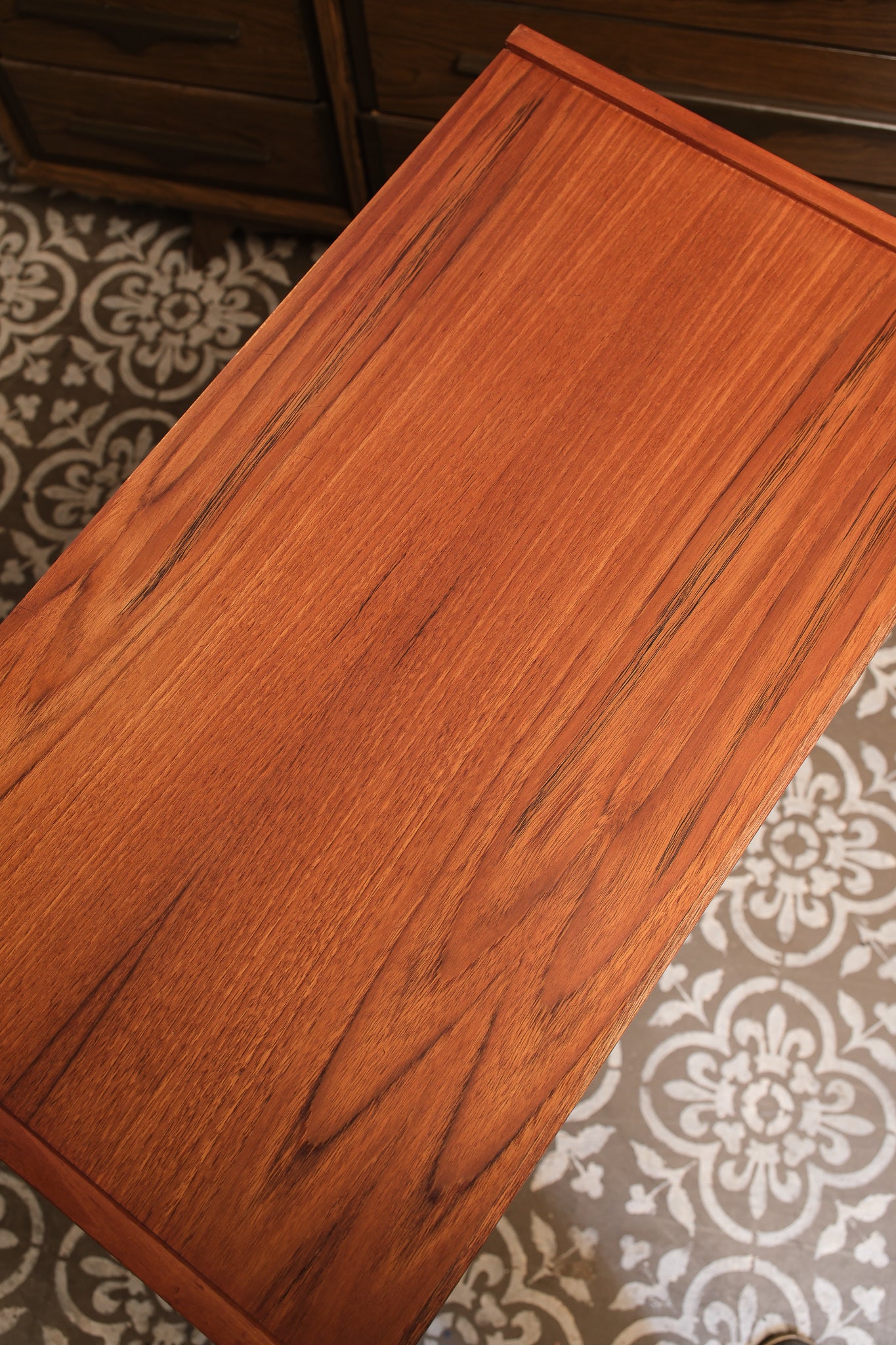 MCM Teak Tallboy Dresser By Rs Associates