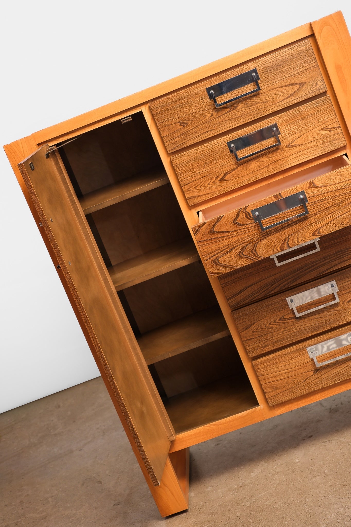MCM Black Walnut & Ash Dresser