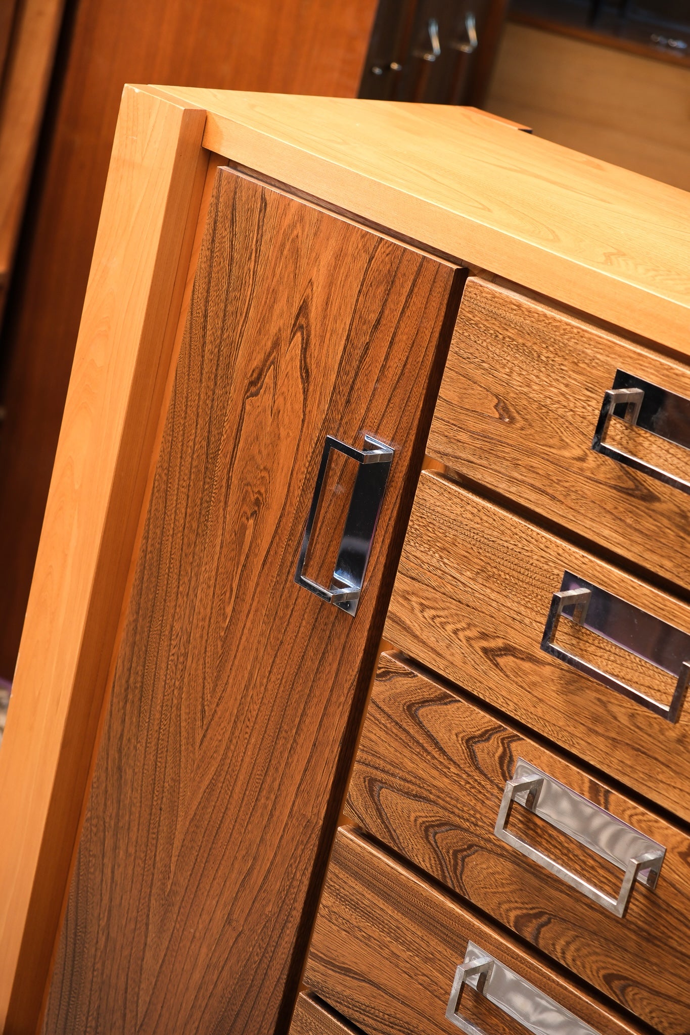 MCM Black Walnut & Ash Dresser