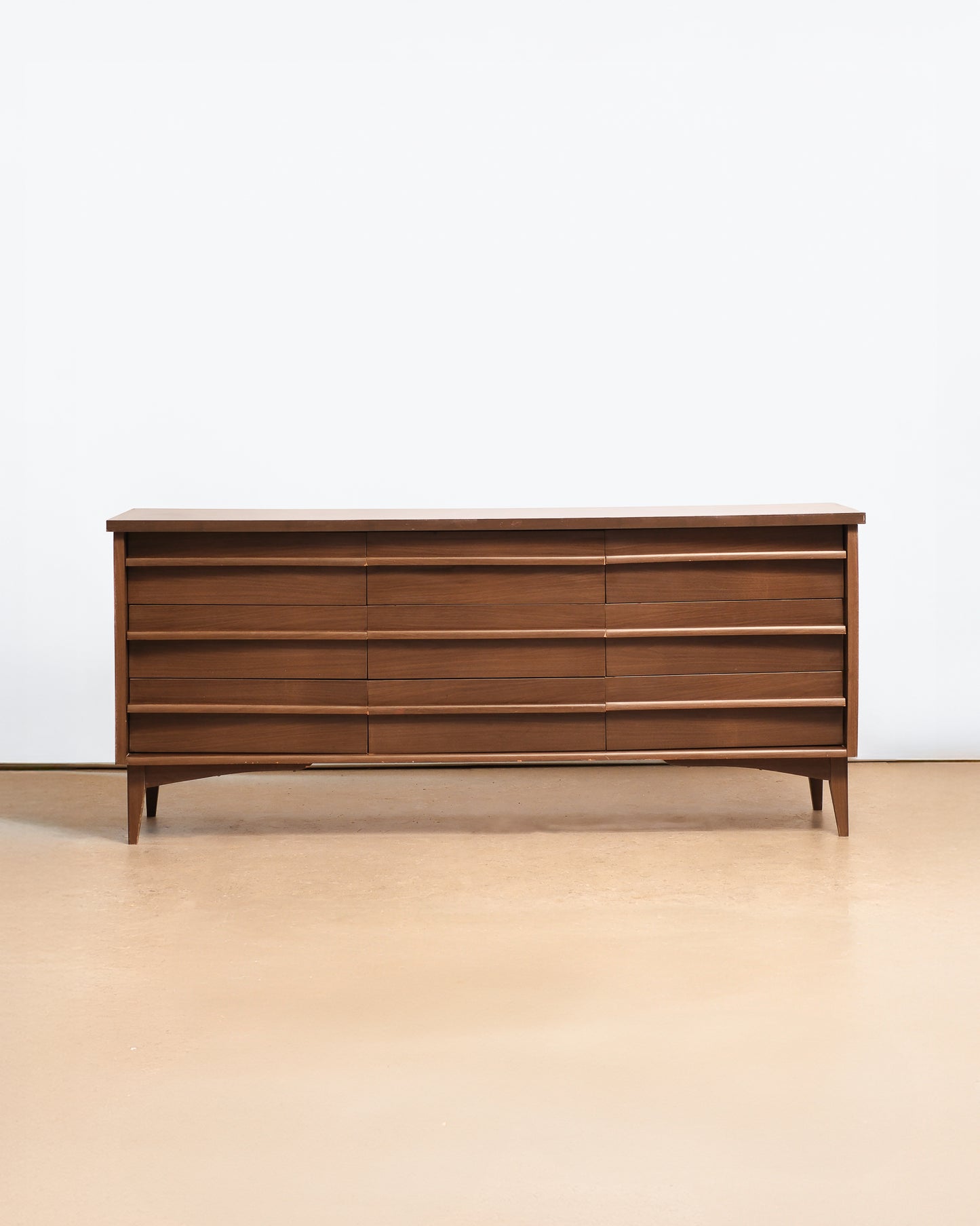 MCM Dark Walnut Wide Dresser by HPL