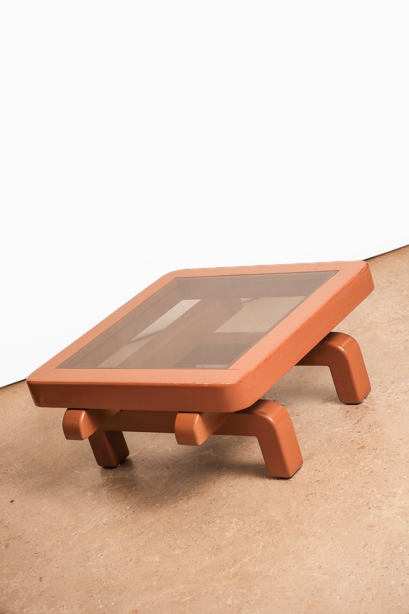 MCM Glass Coffee Table