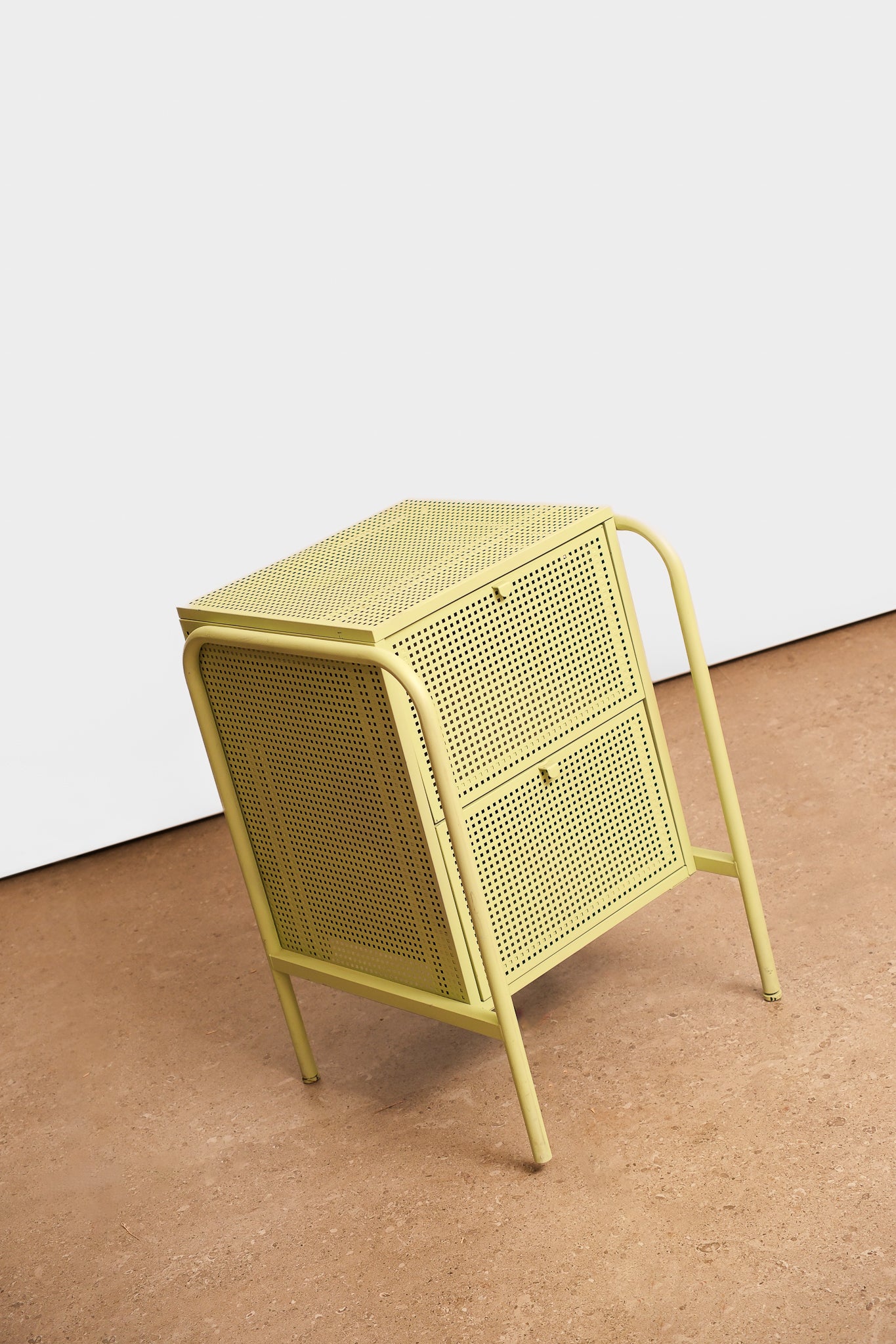 Retro Ikea Pistachio Green Cabinet