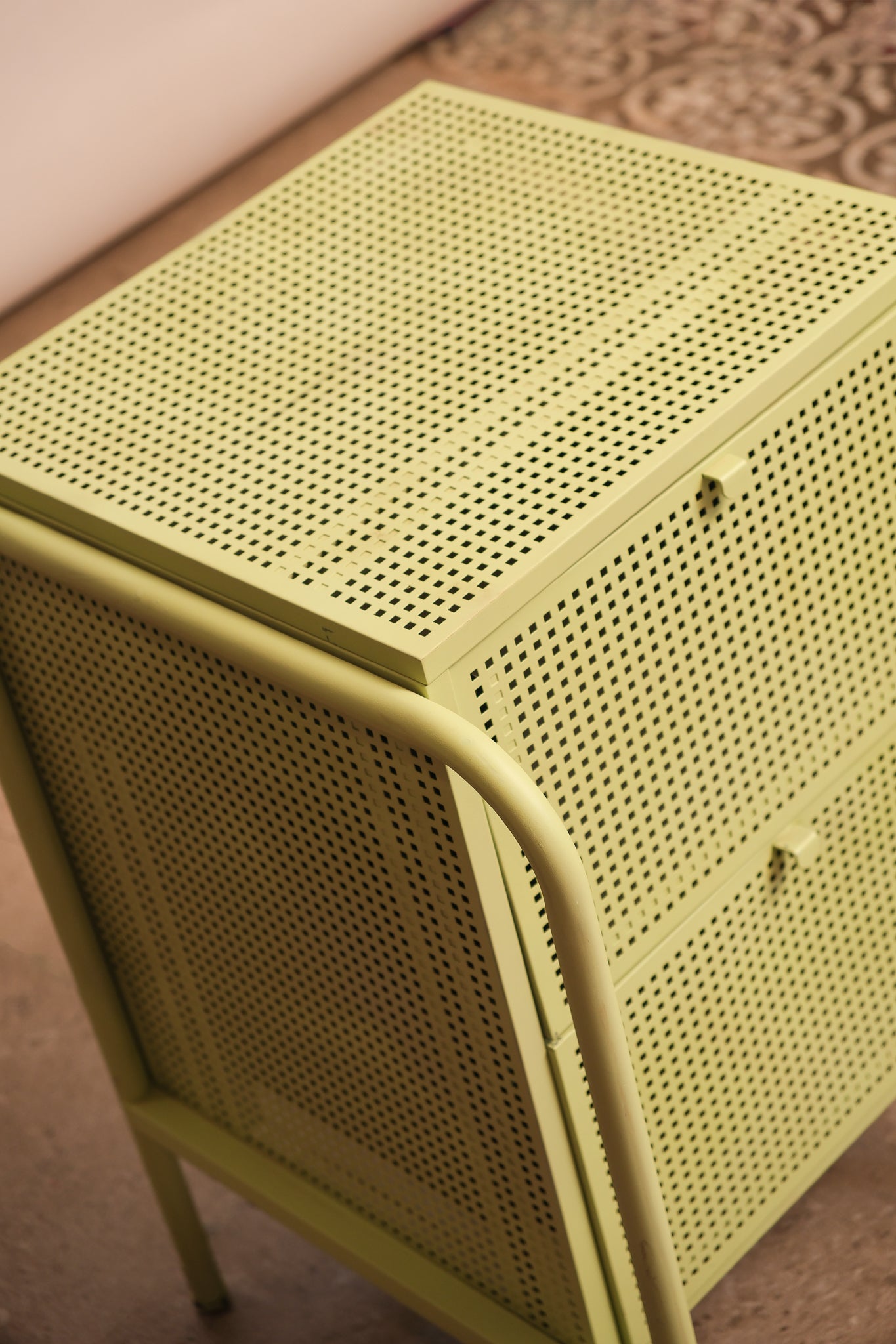 Retro Ikea Pistachio Green Cabinet