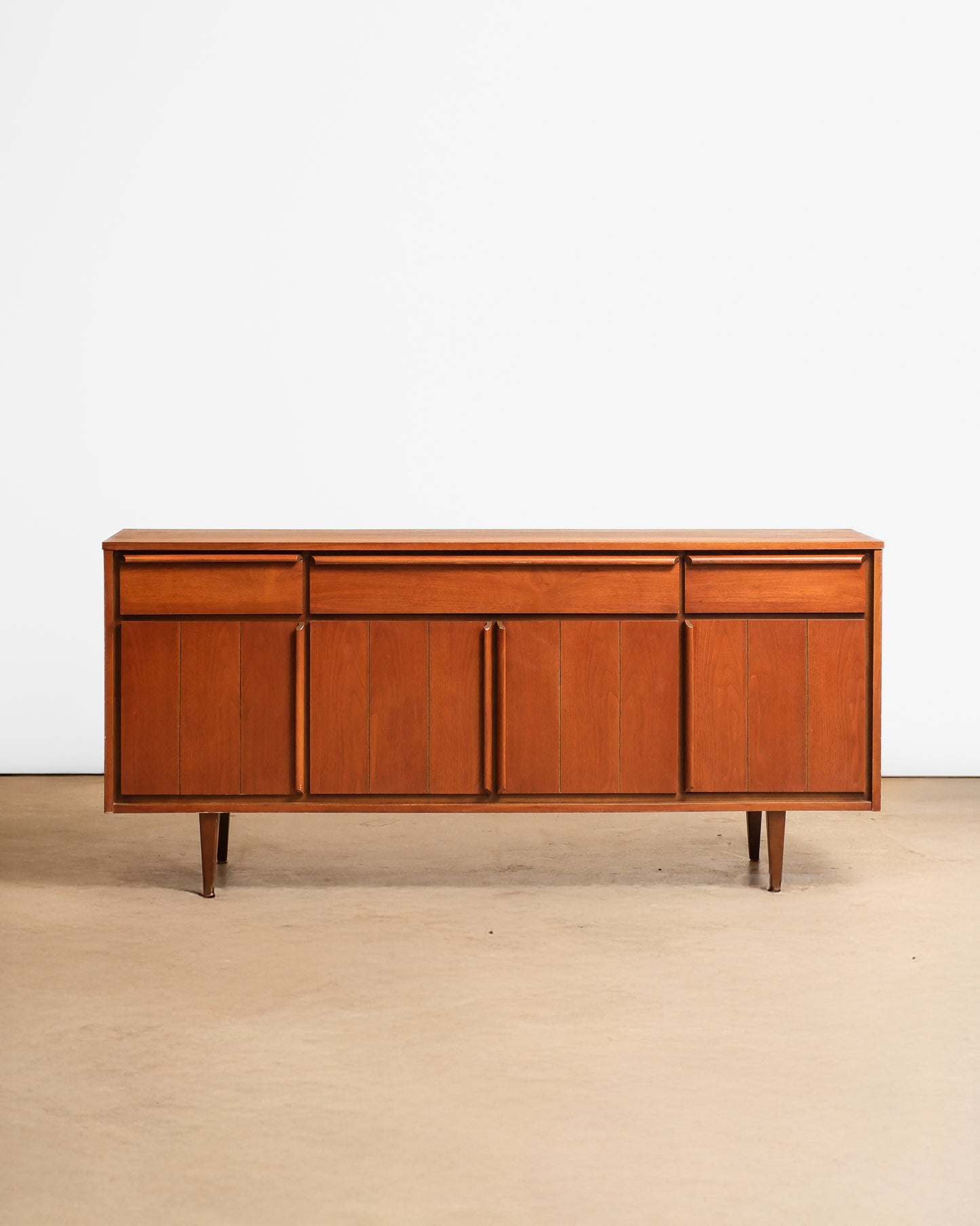 MCM Dark Walnut Credenza By HPL