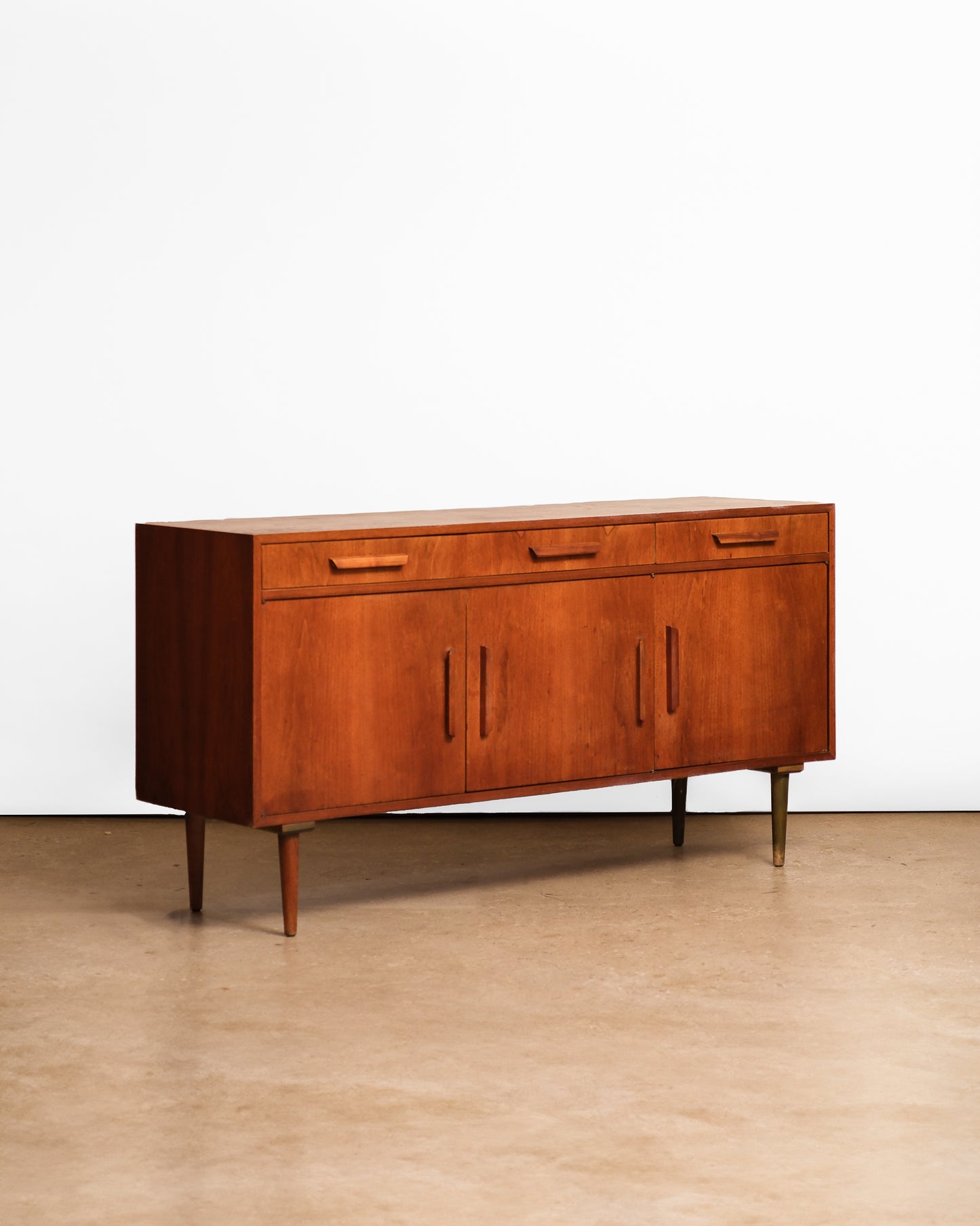 MCM Walnut Credenza