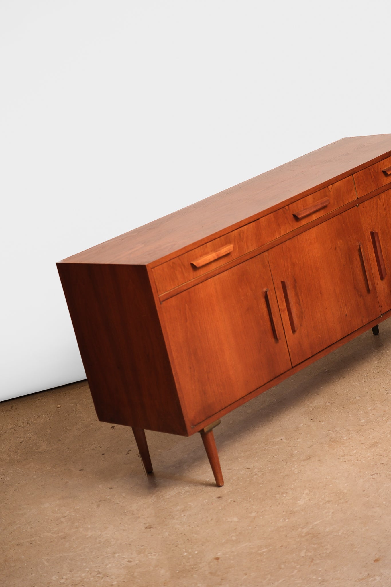 MCM Walnut Credenza