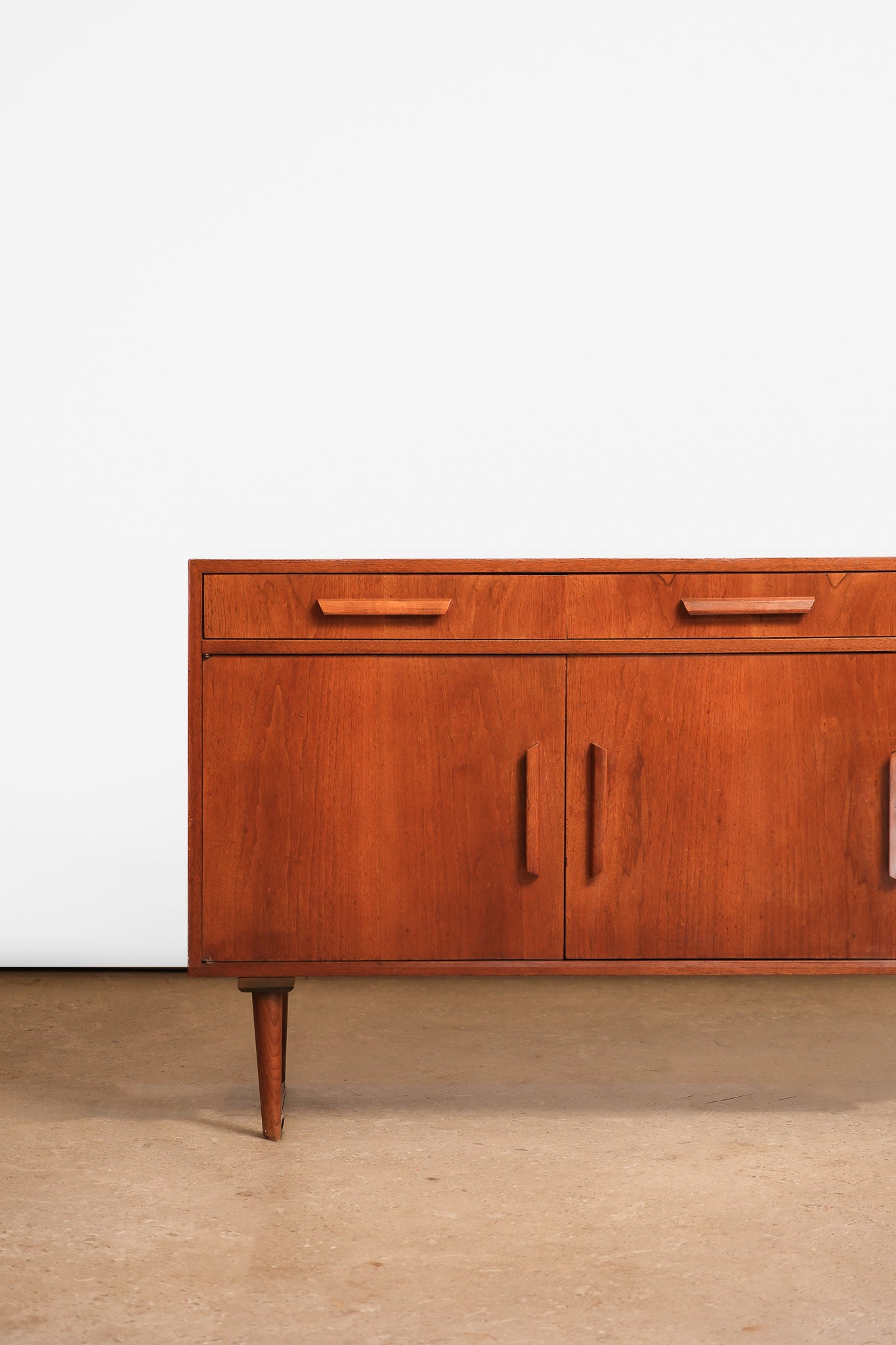 MCM Walnut Credenza
