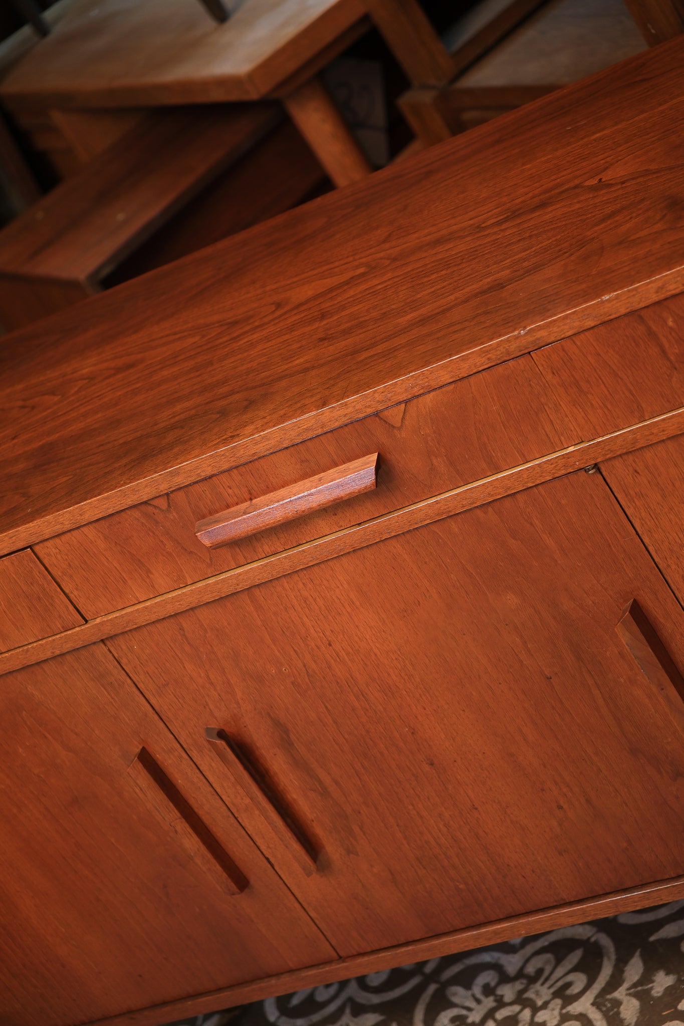 MCM Walnut Credenza
