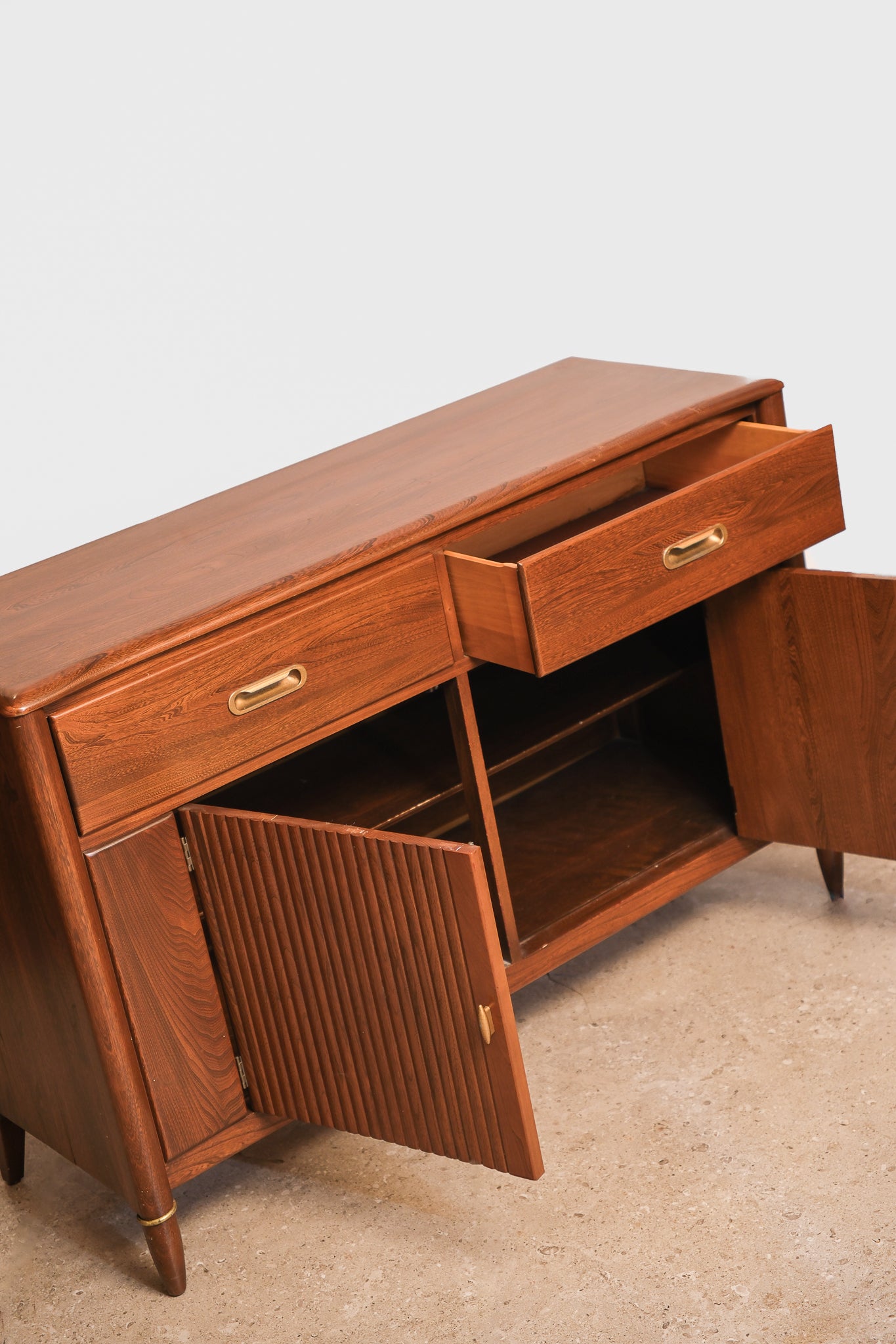 MCM Dark Walnut Credenza By Knetchel