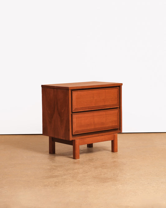 MCM Walnut Nightstand By HPL
