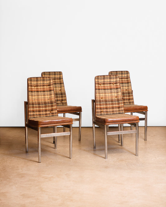 MCM Retro Chrome Chair Set