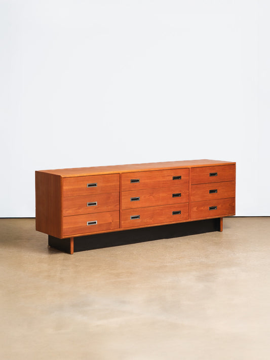 MCM Teak Black Base Contemporary Dresser