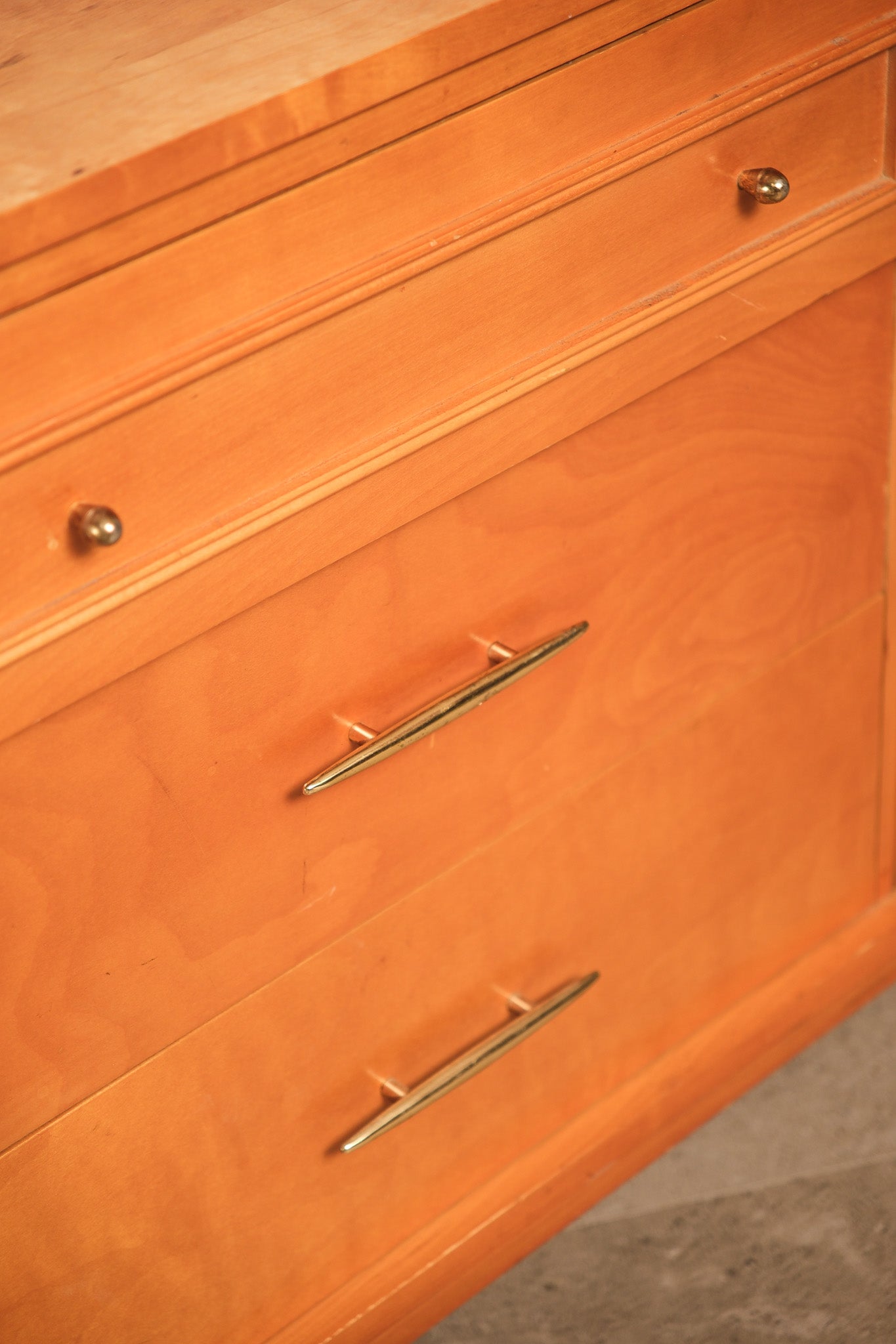 MCM Pine Wide Dresser