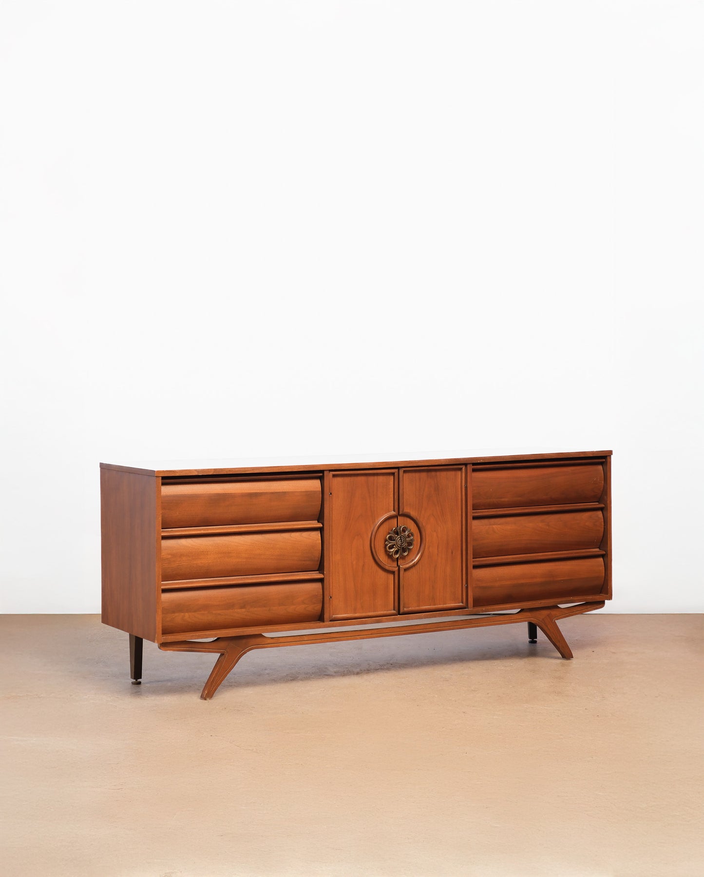 MCM Dark Walnut Wide Credenza