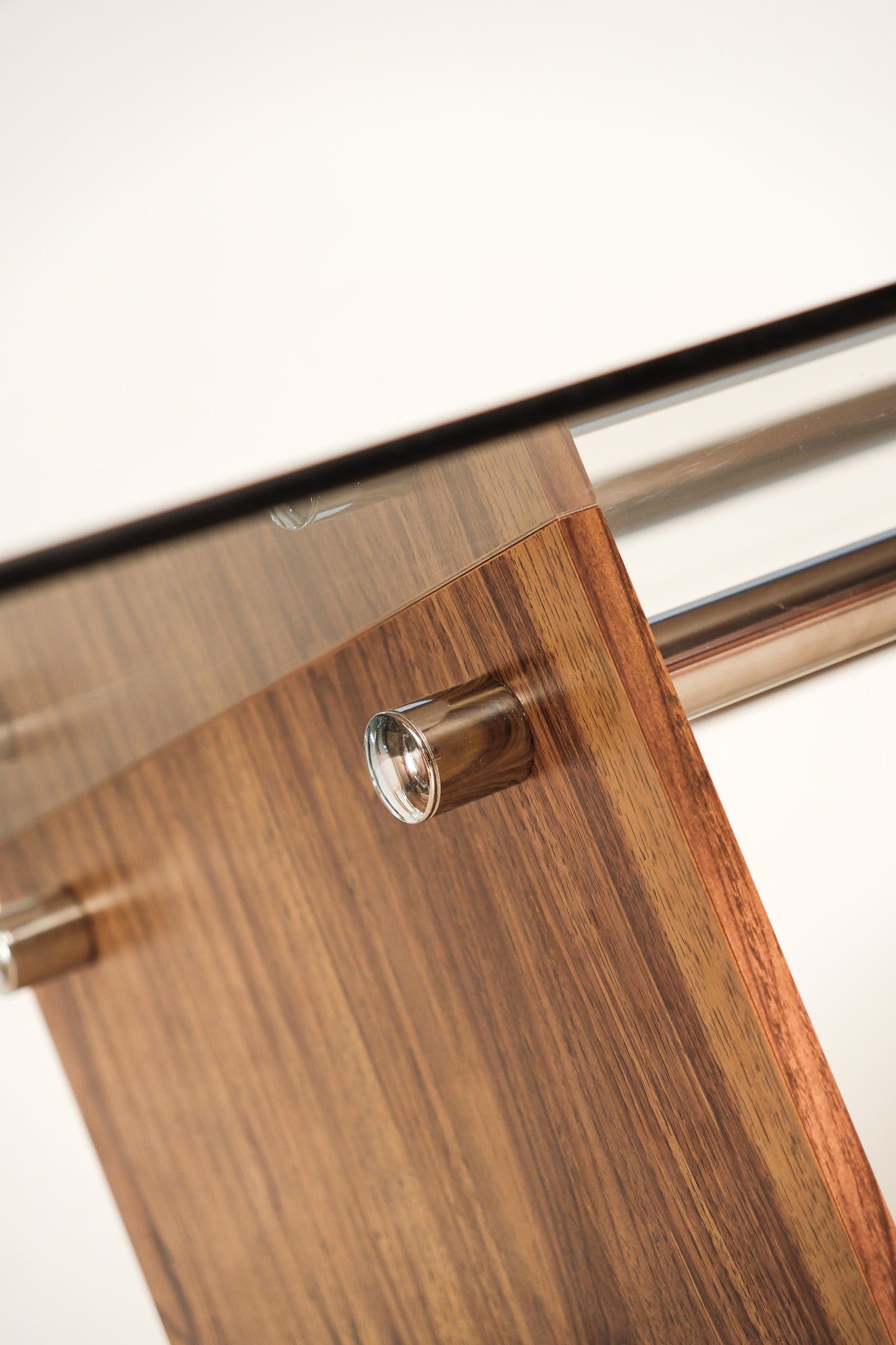 MCM Black Chrome Dining Table