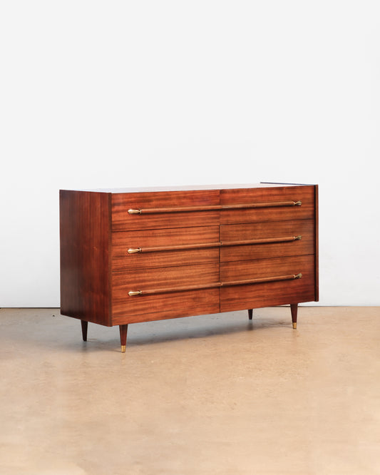 MCM Mahogany Dresser By Pebblers