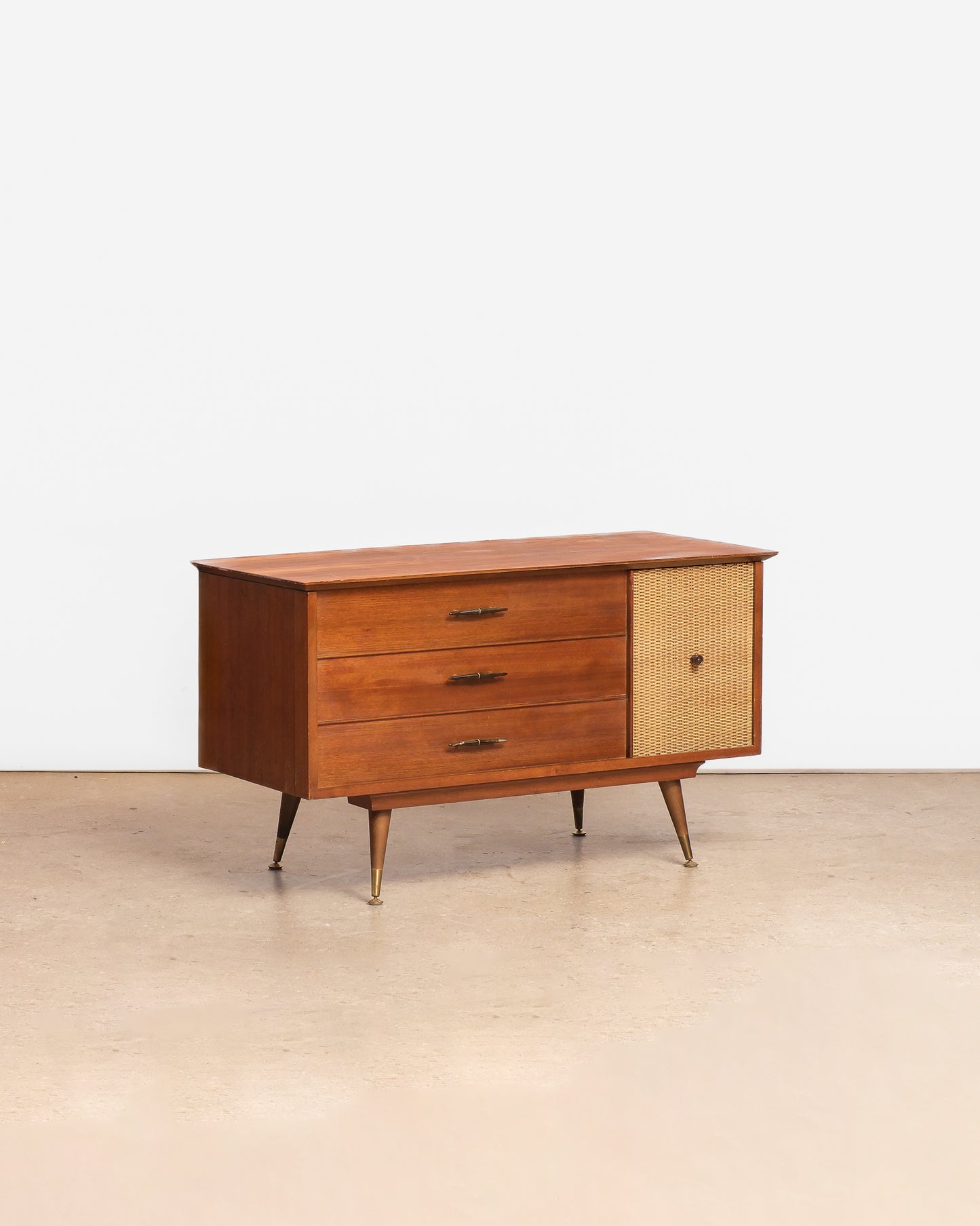 MCM Contemporary Walnut Chest