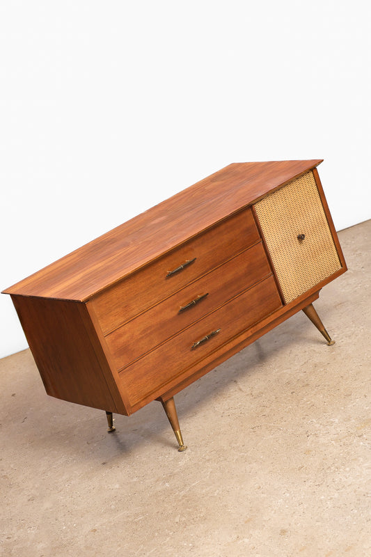 MCM Contemporary Walnut Chest