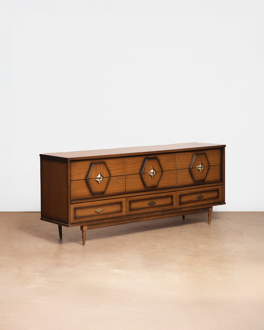 MCM Contemporary Walnut Dresser