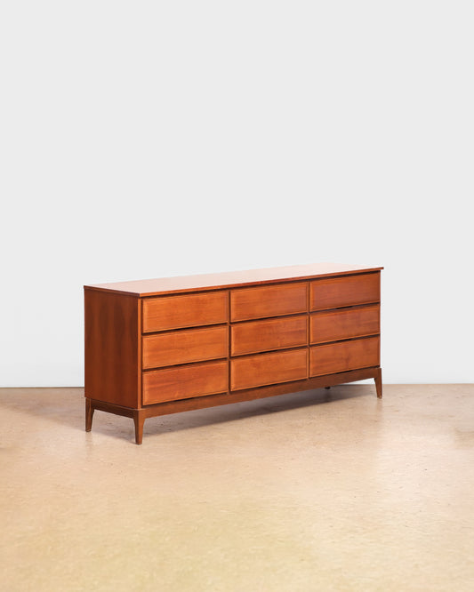 MCM Walnut Wide Dresser By HPL