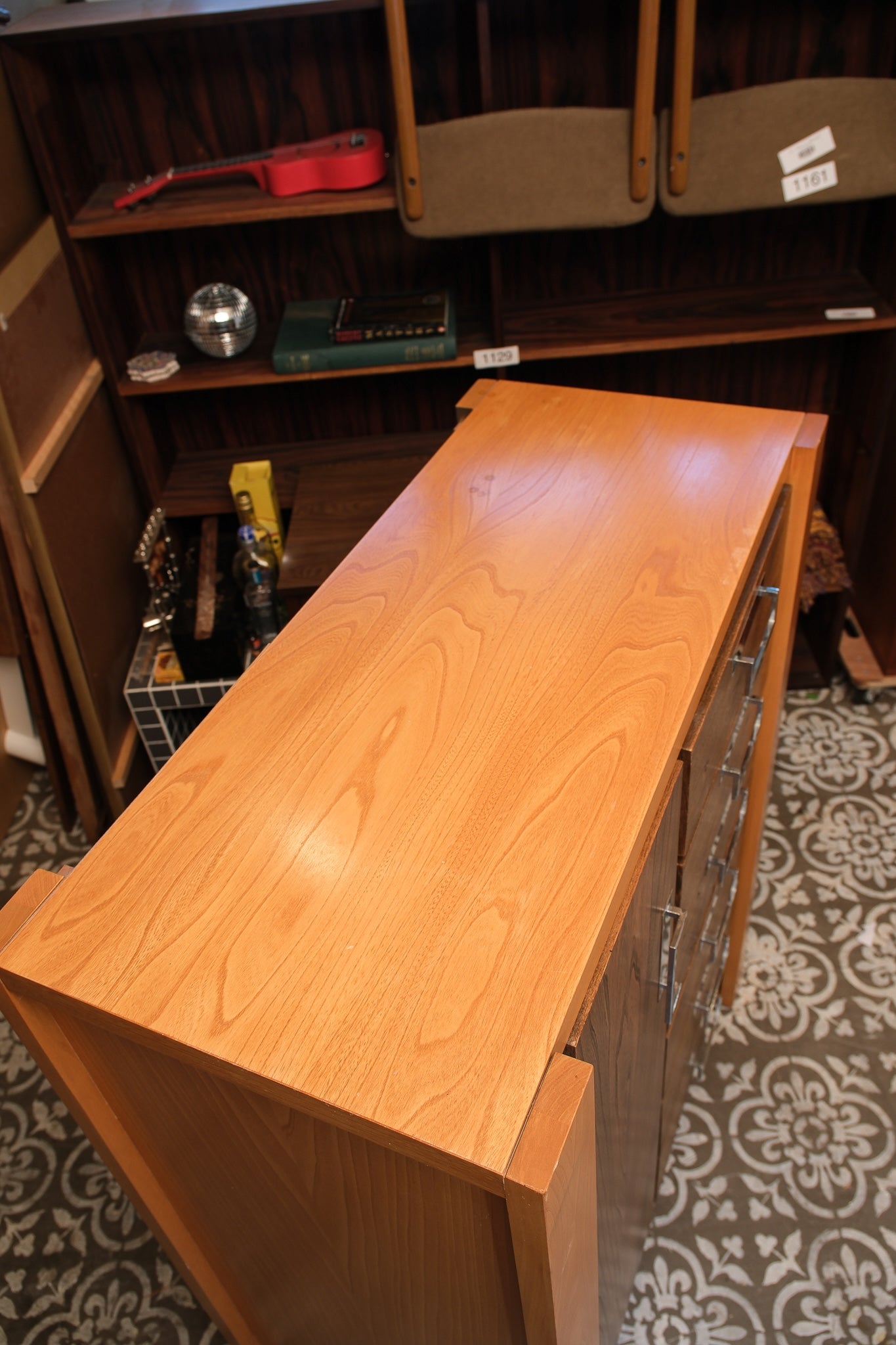 MCM Black Walnut & Ash Dresser