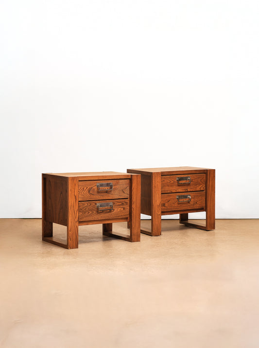 MCM Dark Walnut Nightstands By Princeville