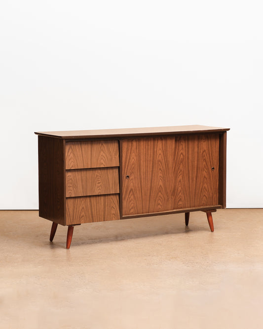 MCM Walnut Veneer Dresser / Credenza