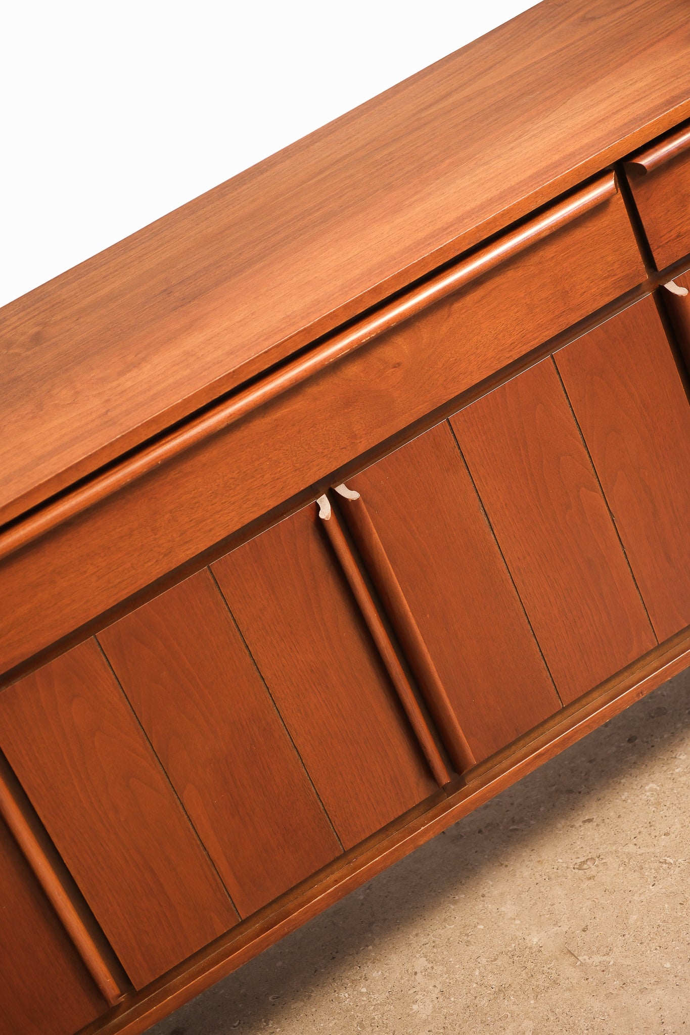 MCM Dark Walnut Credenza By HPL