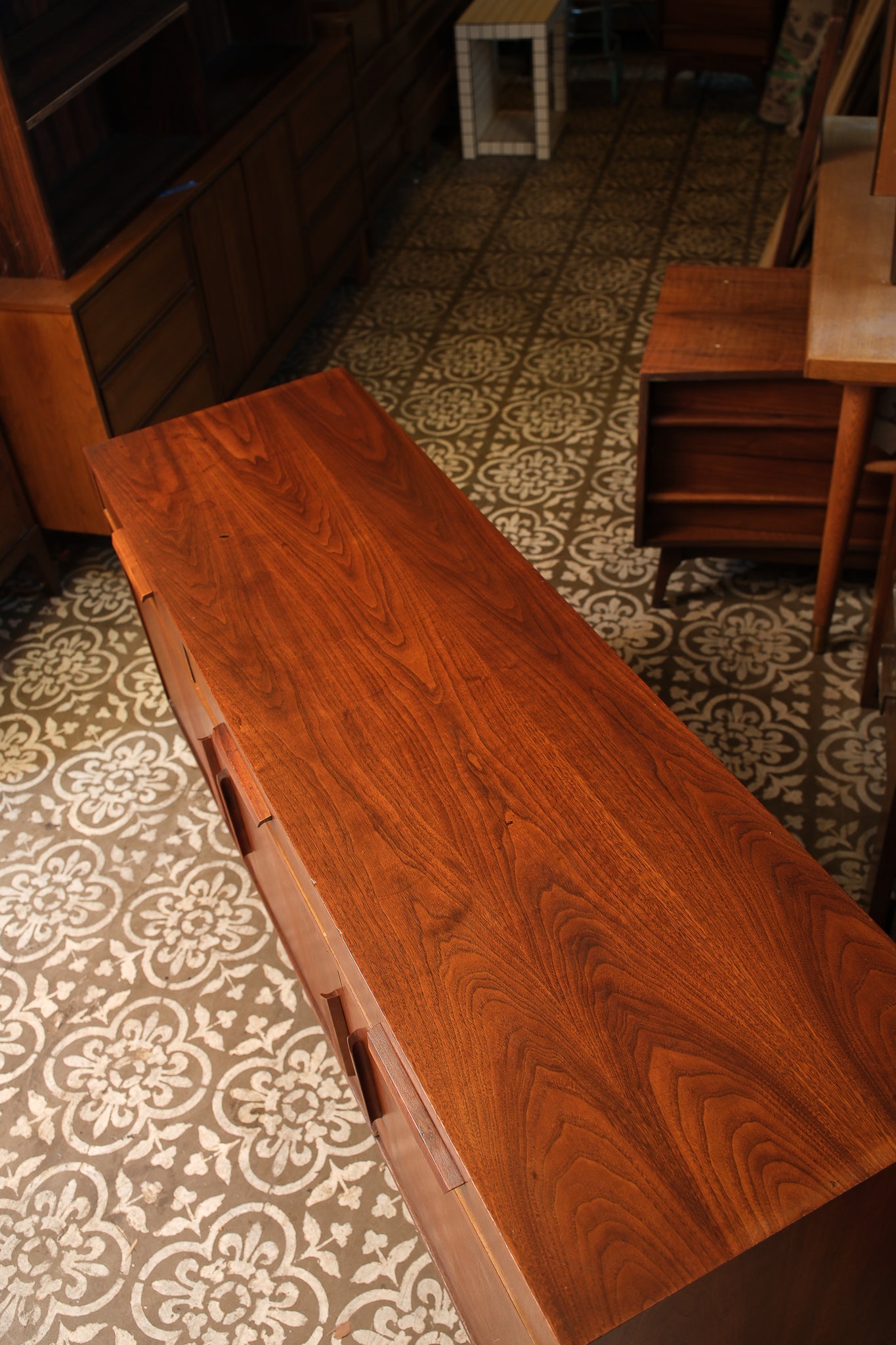 MCM Walnut Credenza