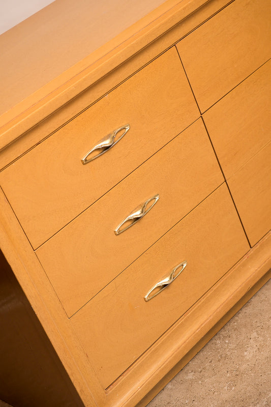 MCM Contemporary Maple Dresser By Pepplers