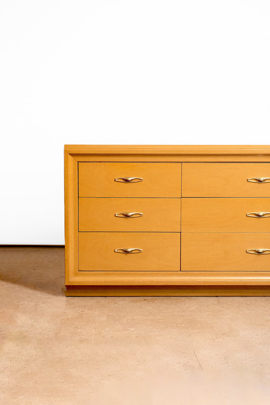 MCM Contemporary Maple Dresser By Pepplers