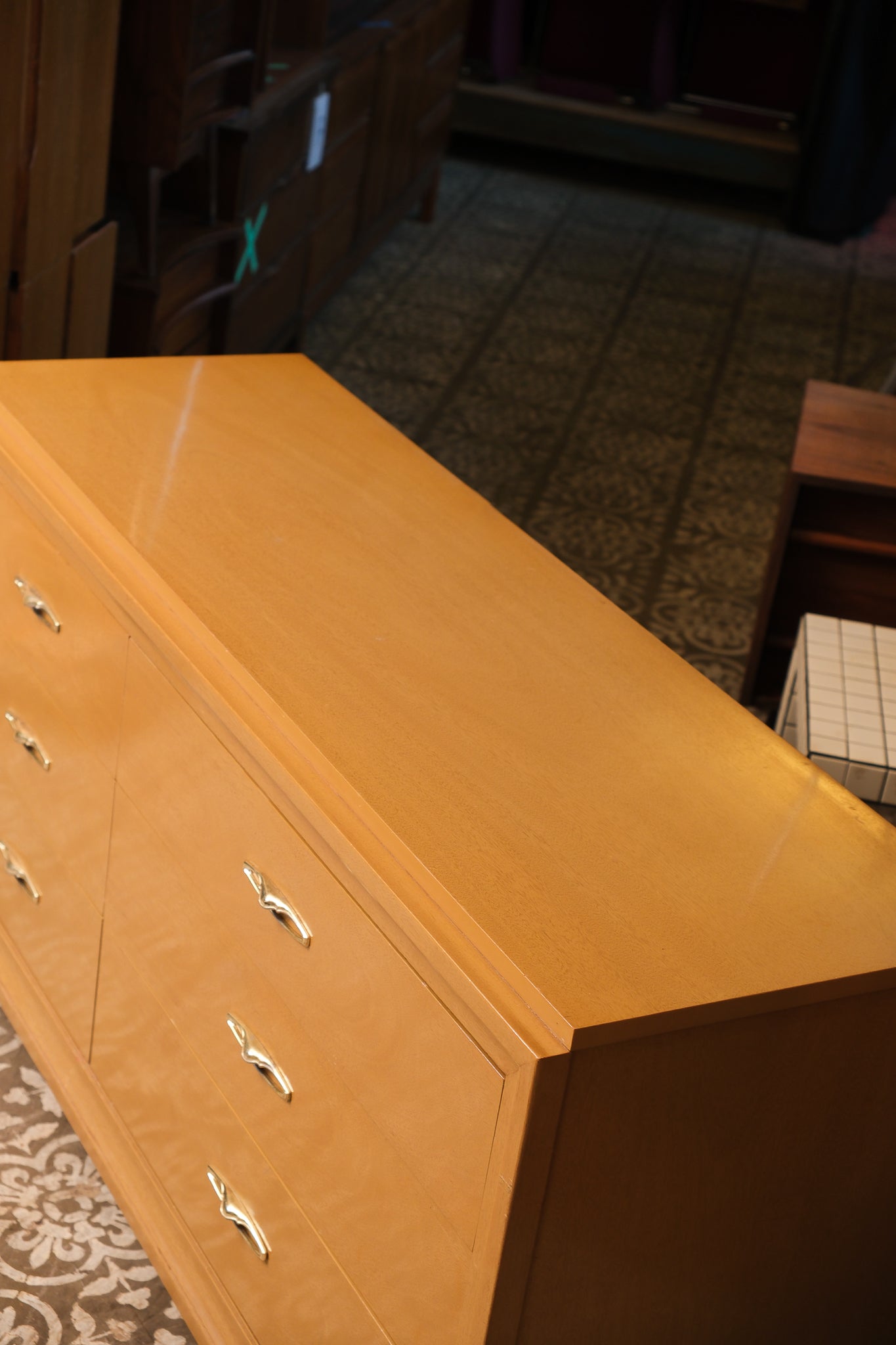 MCM Contemporary Maple Dresser By Pepplers