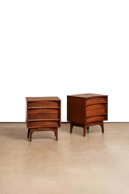 MCM Dark Walnut Nightstand Set